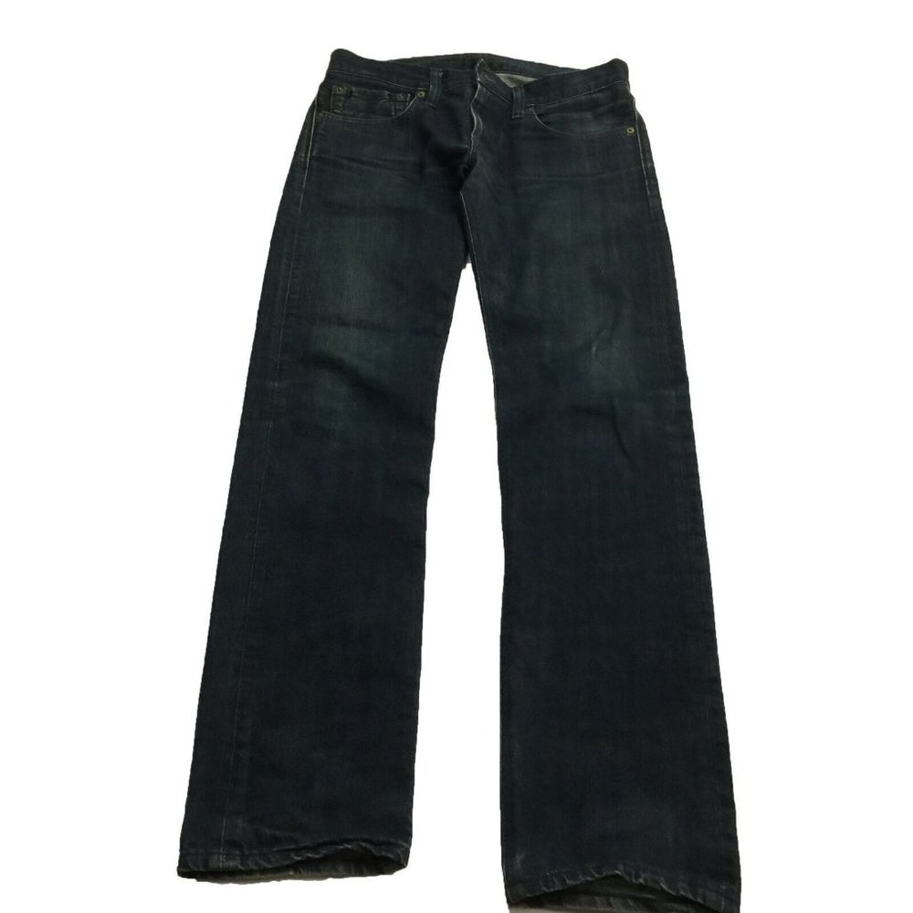 Edwin Limited 502RV Slim Straight Denim Jeans Japan Men's Size 30x32